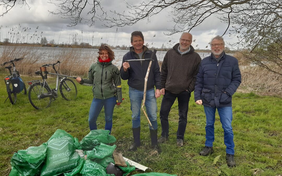 Opruimactie Plassengebied: er lag van alles wat!